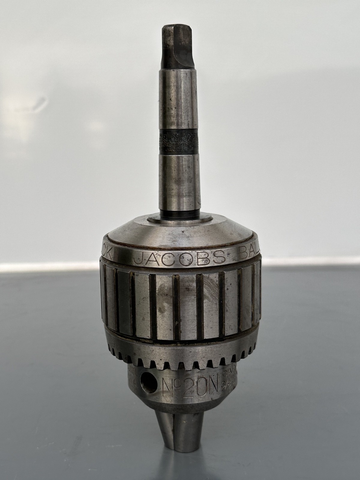 Jacobs 20N HD Ball Bearing Super Chuck 3/8-1″ Cap w/ MT3 Arbor