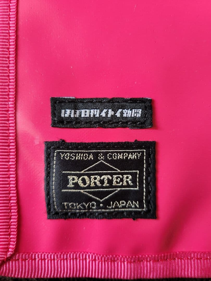 Mint condition!! PORTER Hobonichi Long Wallet Organizer Pink Passport Planner
