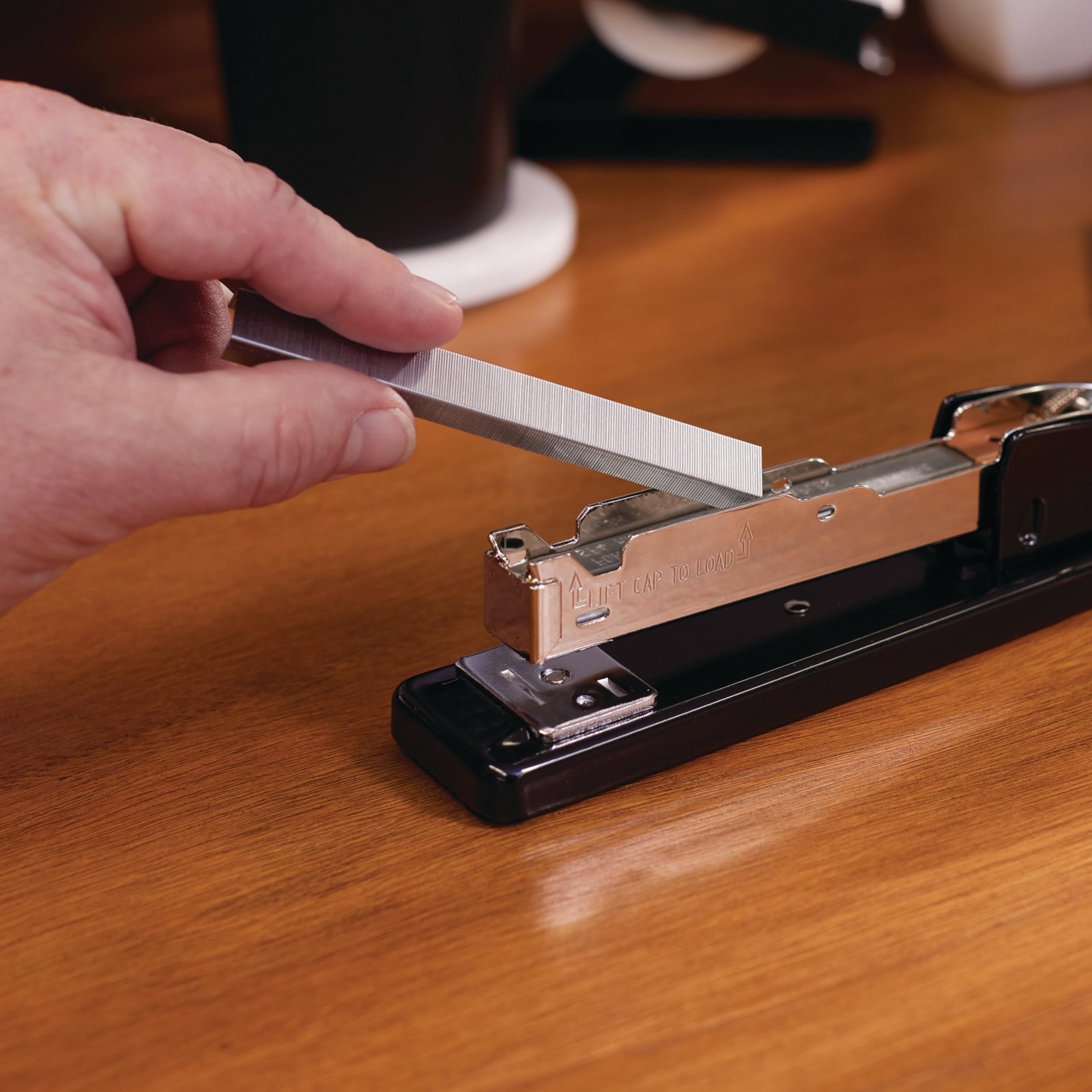 Commercial Stapler, 20 Capacity, Jam , Metal, 2 Pack, Black (44401AZ)