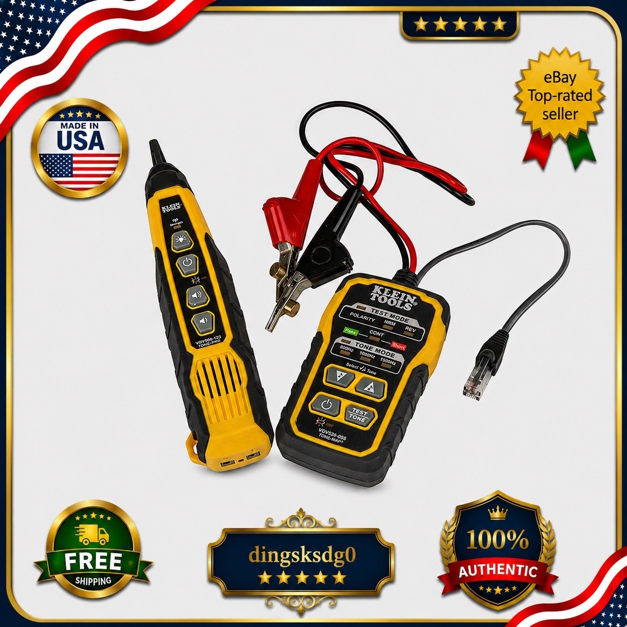 Klein Tools Tone & Probe PRO Wire Tracing Kit VDV500-820-New&Free shipping🔥❗