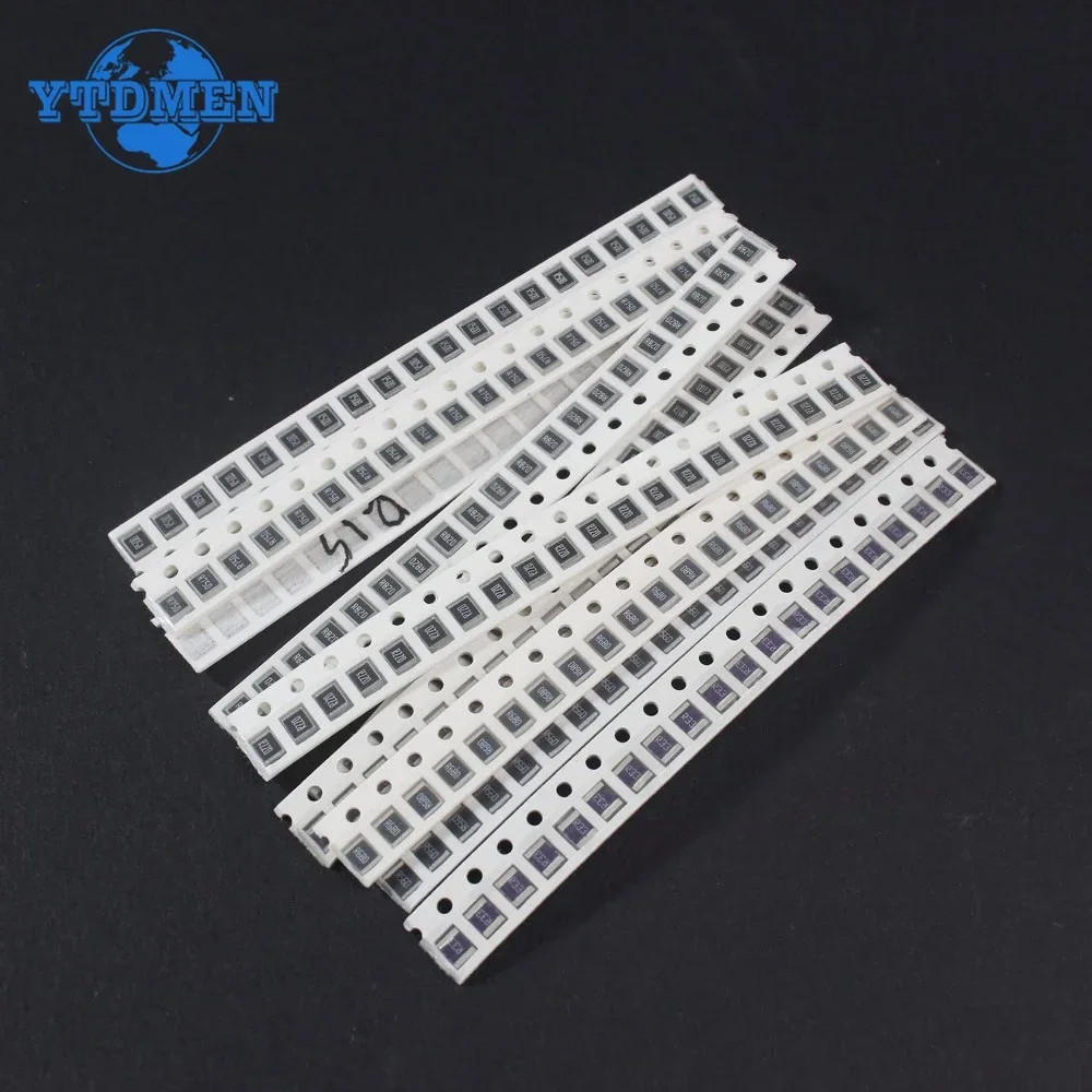 200PCS 1210 SMD Resistor Kit 0.1Ω-0.82Ω 1% Alloy 10 Values Assorted Set Pack