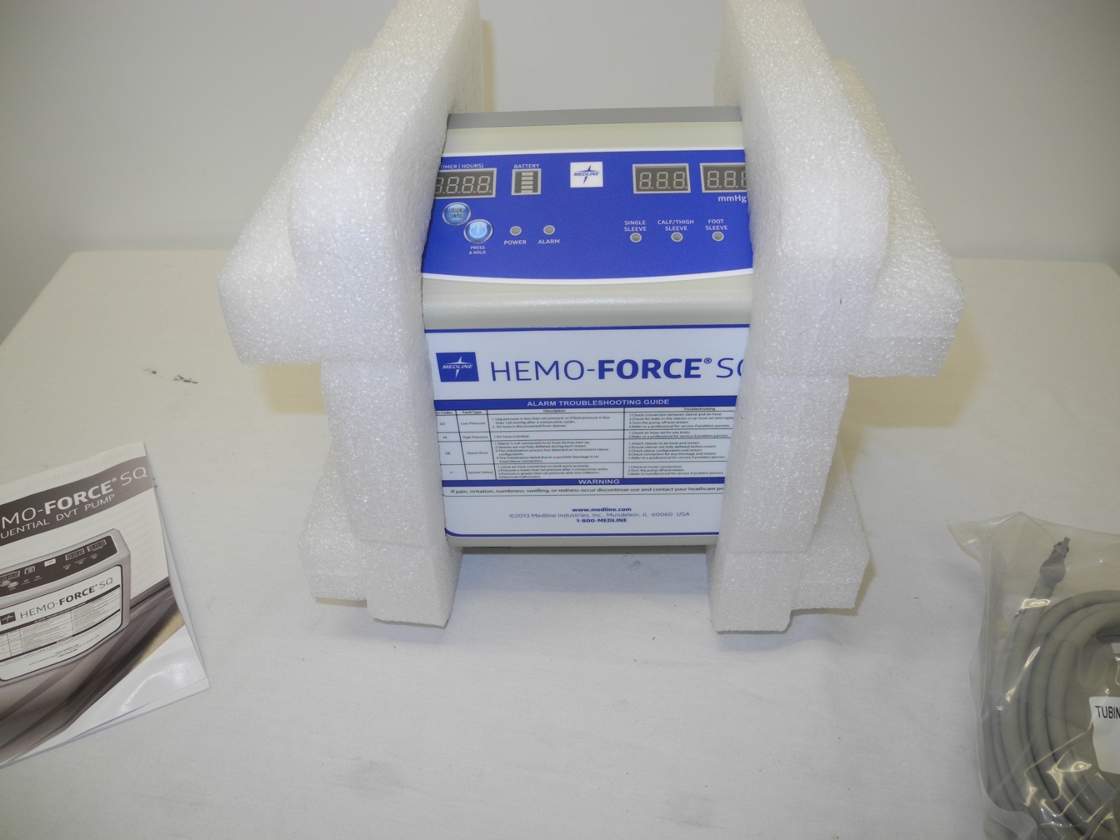 NEW IN FACTORY BOX MEDLINE MDS600SQ HEMO-FORCE SQ SEQUENTIAL DVT PUMP