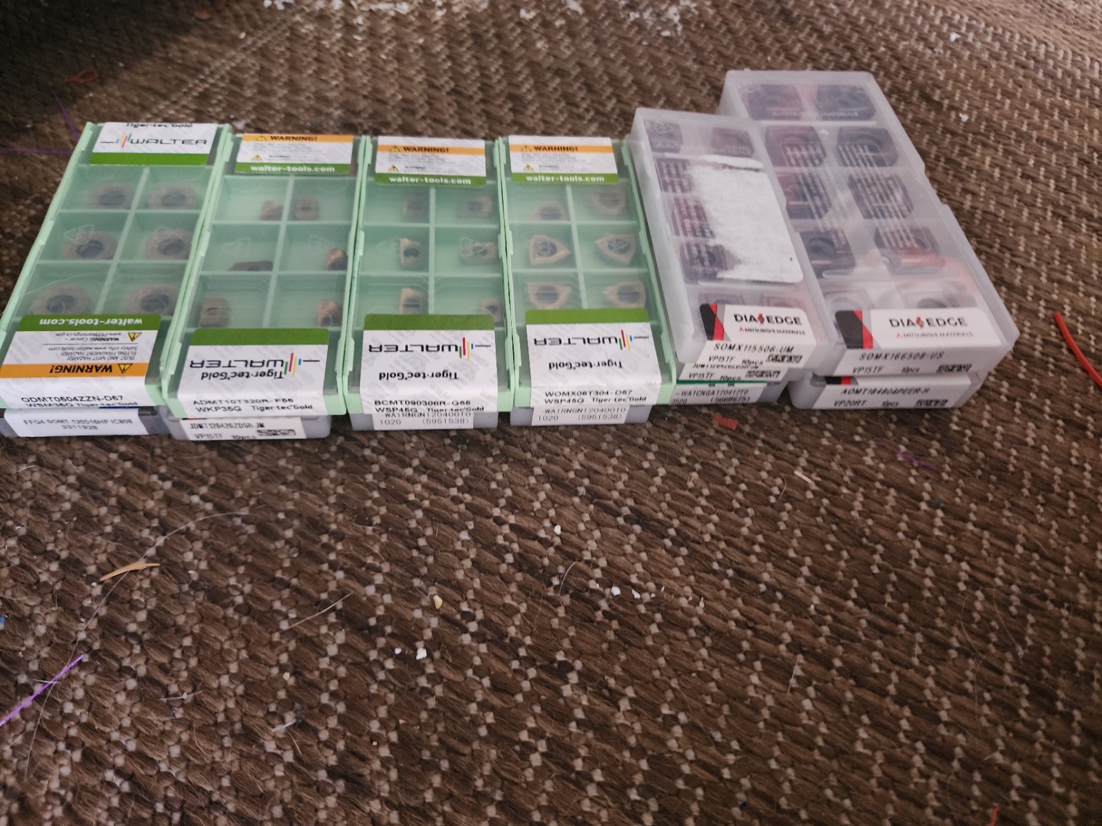 Mixed Lot Of carbide Inserts