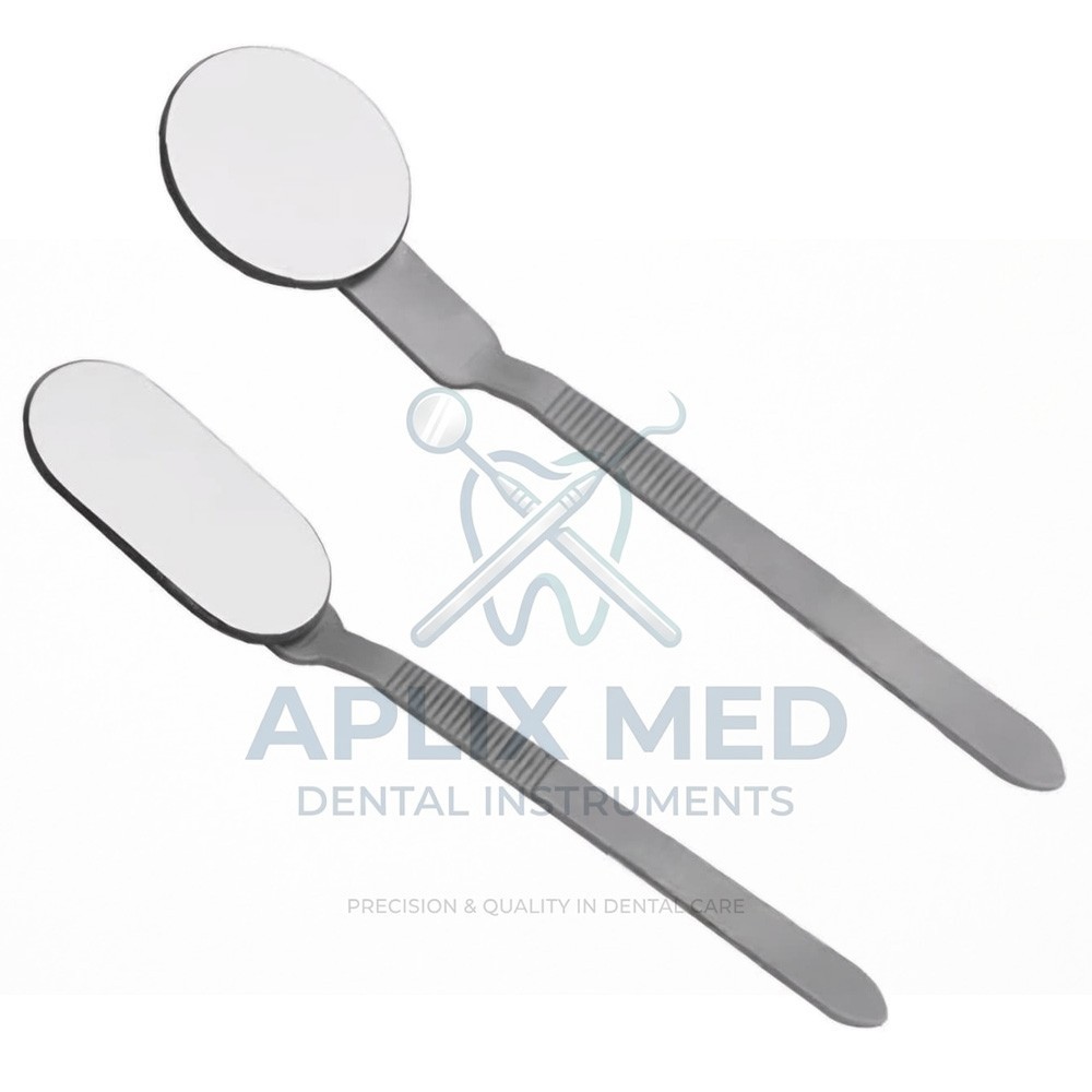 Wholesale 10 Pcs Dental Large Mouth Mirrors Front Surface 5 Pairs Bulk Pack