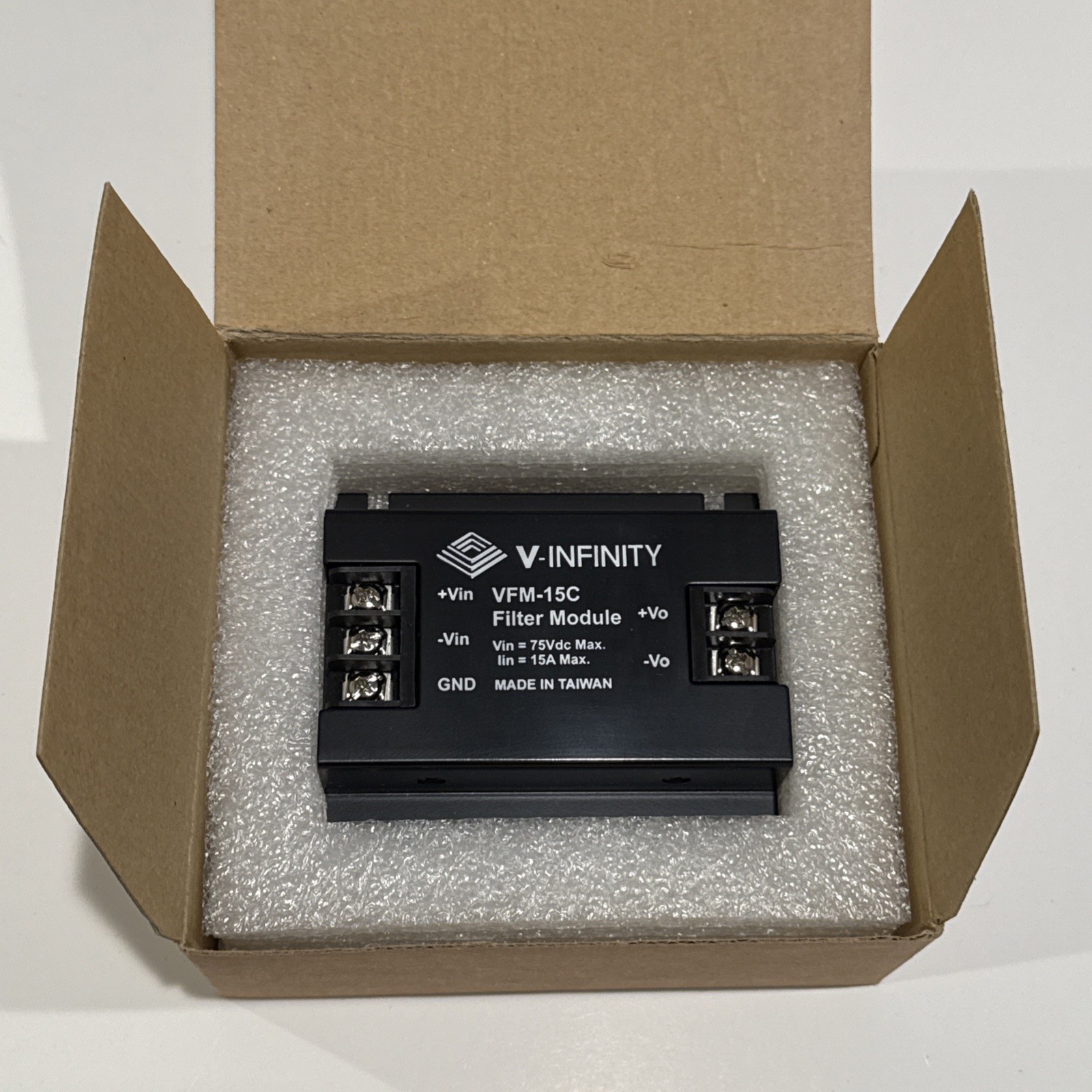 Filter Module 75VDC Max 15A Max VFM-15C made in TAIWAN