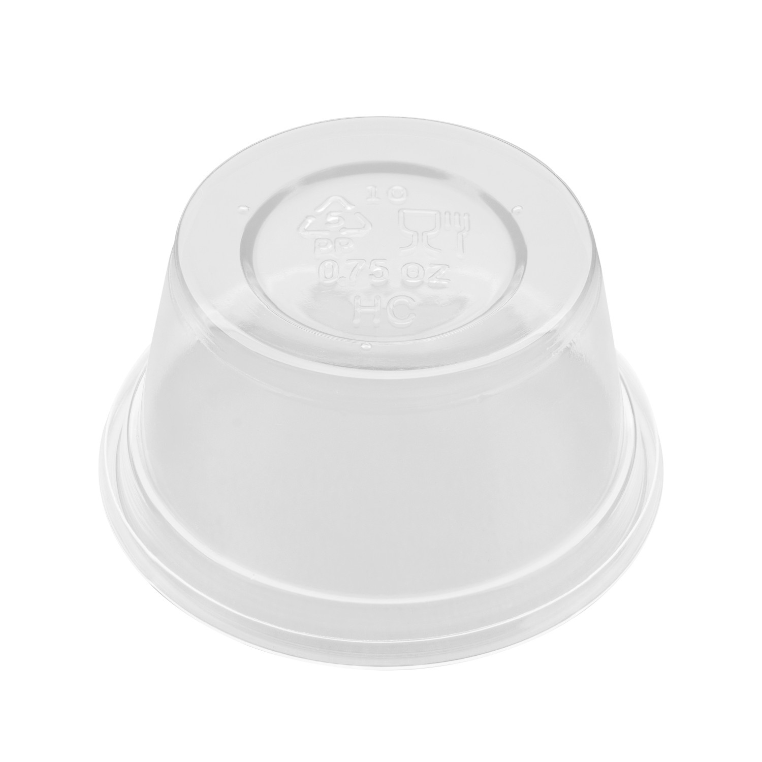 Karat 0.75 oz PP Plastic Portion Cups – Clear – 2,500 ct
