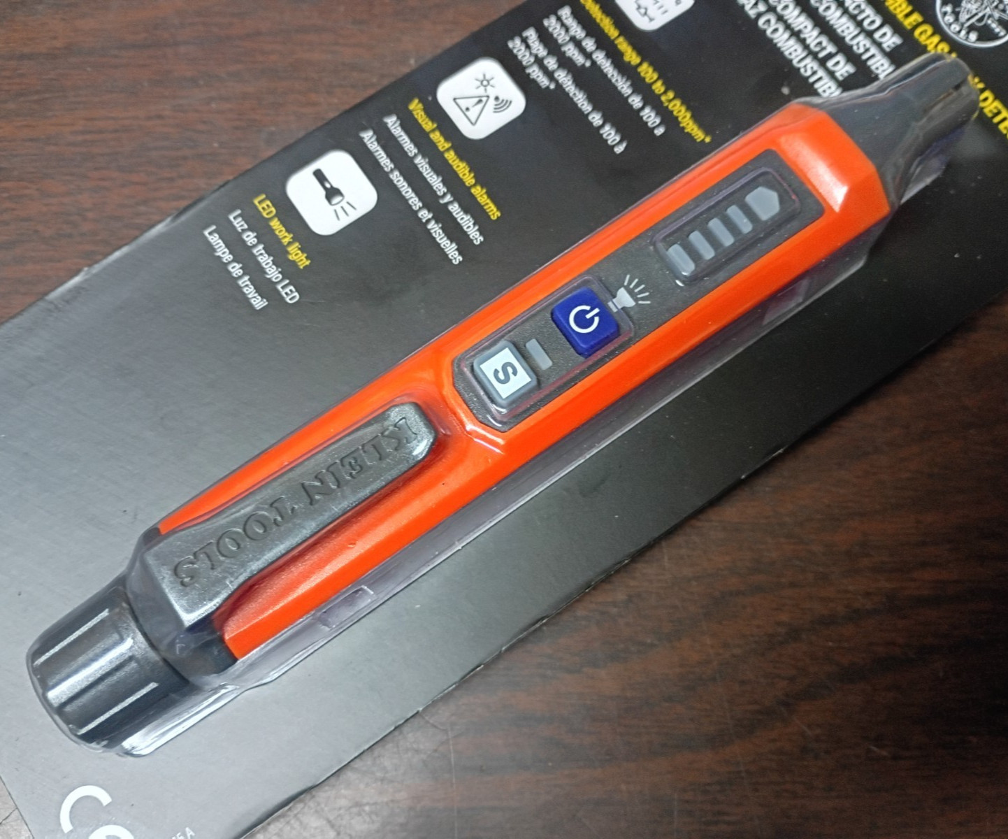 KLEIN TOOLS ET190 COMPACT COMBUSTIBLE GAS LEAK DETECTOR 50 – 2000 ppm NEW
