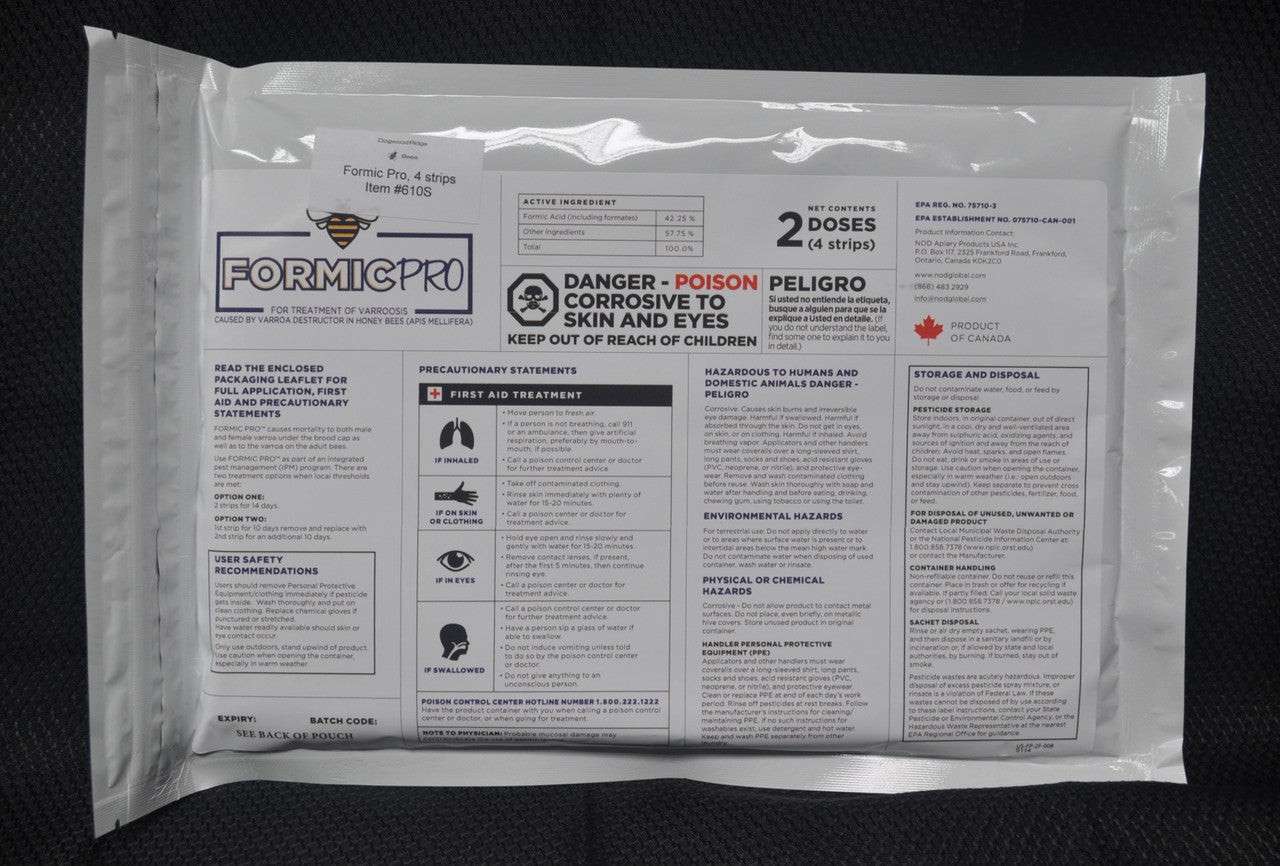 Formic Pro 2 Dose (4 Strips)-SPECIAL PRICE; EXP:04/2026!