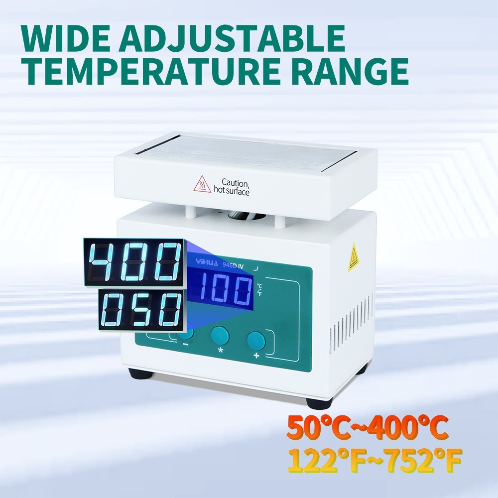 YIHUA 946D-IV 210W Mini Preheater Digital Desoldering Rework Plate Repair