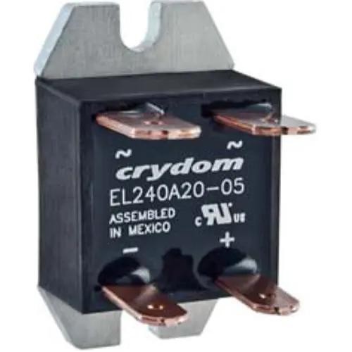 1PC Crydom Inc EL240A20R-05 RELAY;PM IP00 SSR 280VAC/20A,4-8VDC,RN