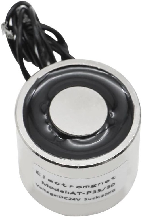 35x30mm DC 24V 66LB 30Kg 300N Suction Holding Electromagnet Sole Size: 35×30mm