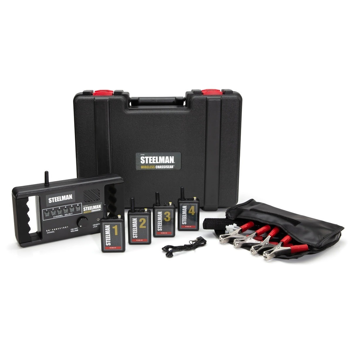 Steelman Pro 61082 Wireless ChassisEAR Vehicle Noise Diagnostic Kit 4 Tx