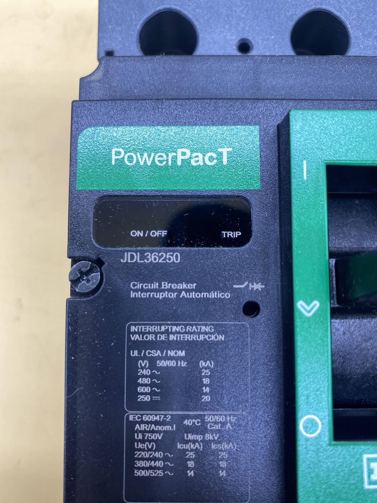 SQUARE D JDL36250 250A 3P 600V CIRCUIT BREAKER BRAND NEW IN BOX