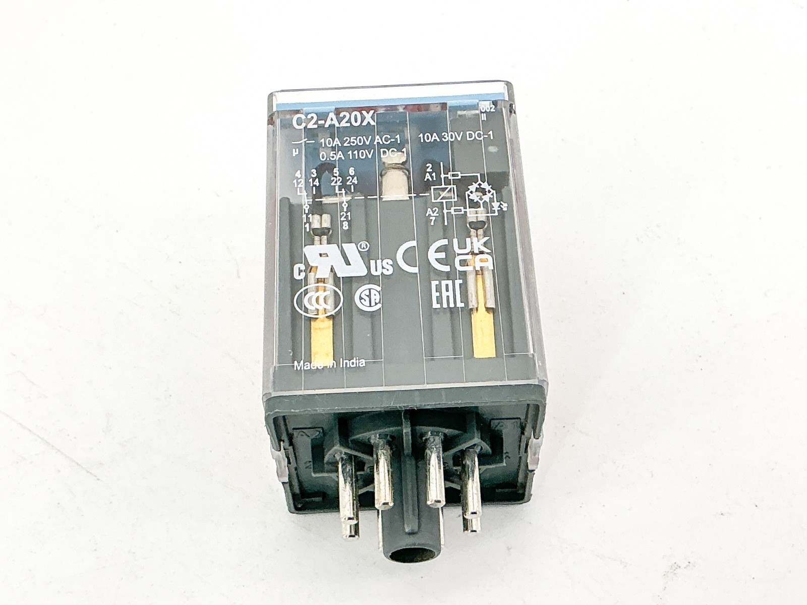 New Lot of 2 Comat Releco C2-A20X/AC120V Relay 120V 60Hz R