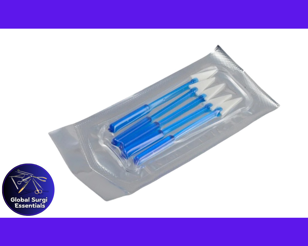Sterile Eye Spears PVA Foam Sponge – 5 Pieces per Pack, 50 Packs, Ophthalmic Use
