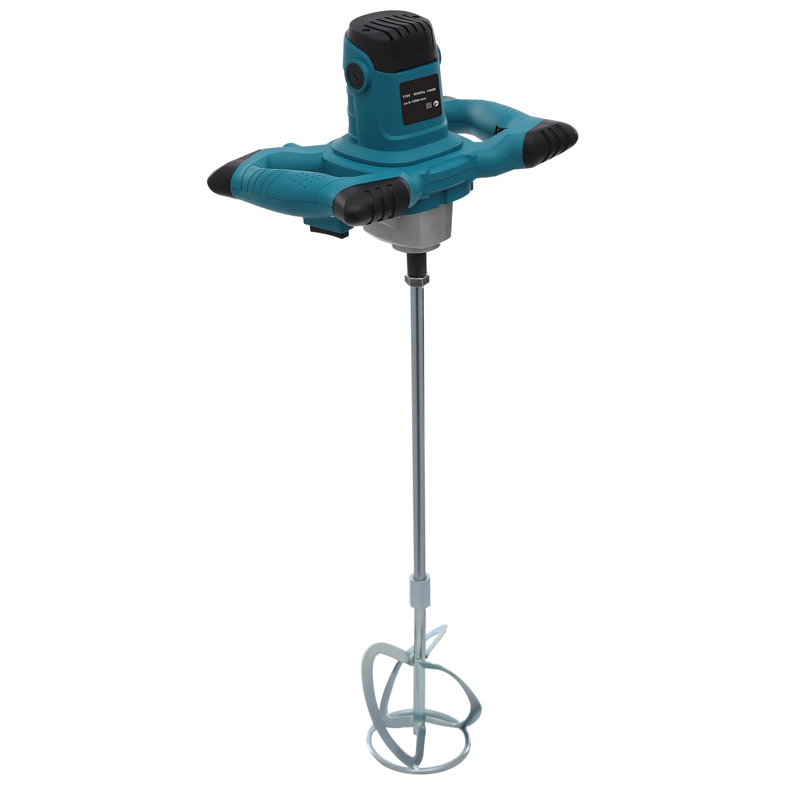 Cement?Mixer,?Electric?Concrete?Mixer,?Handheld?Concrete?Mixer 1400W 900r/min