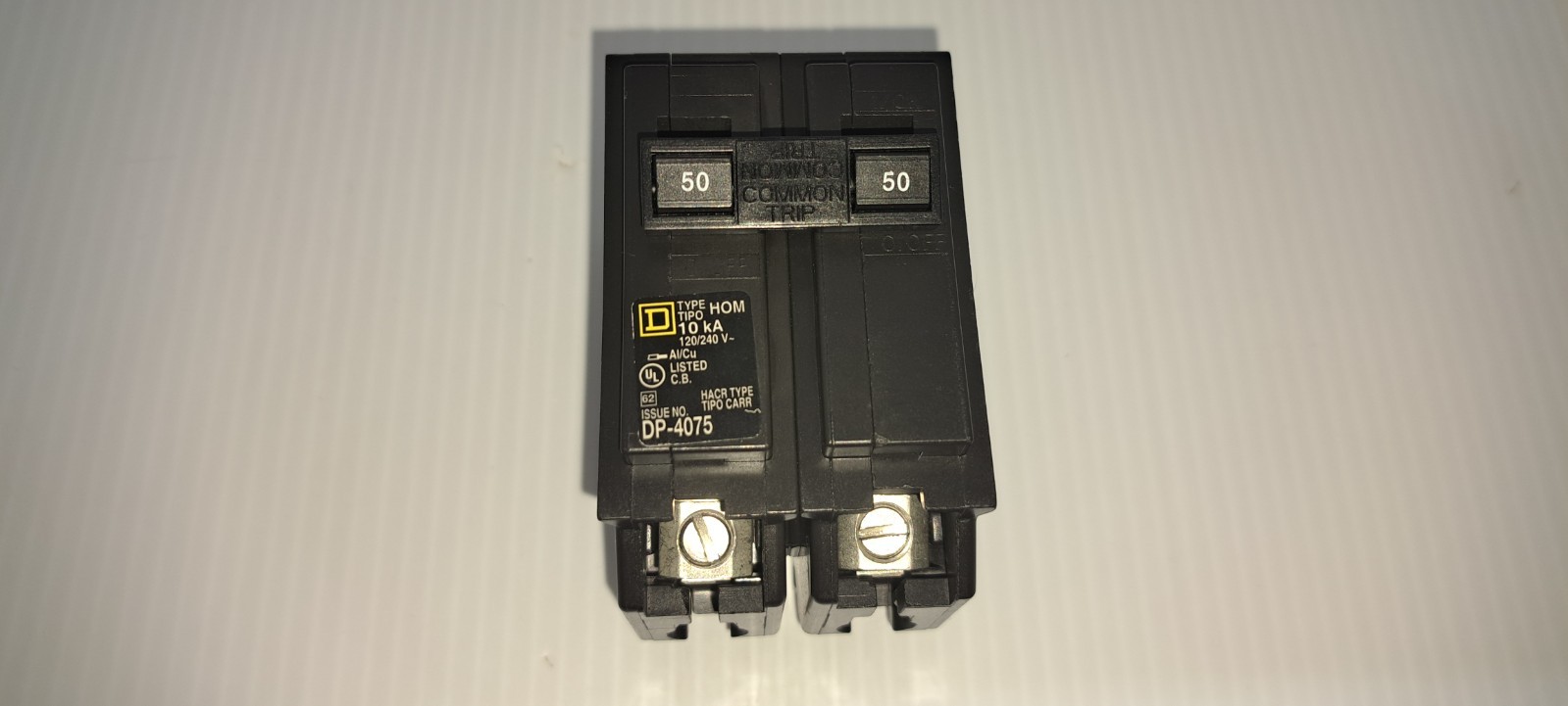 Square D HOM250 50 Amp 2 Pole 120/240V Type HOM Circuit Breaker