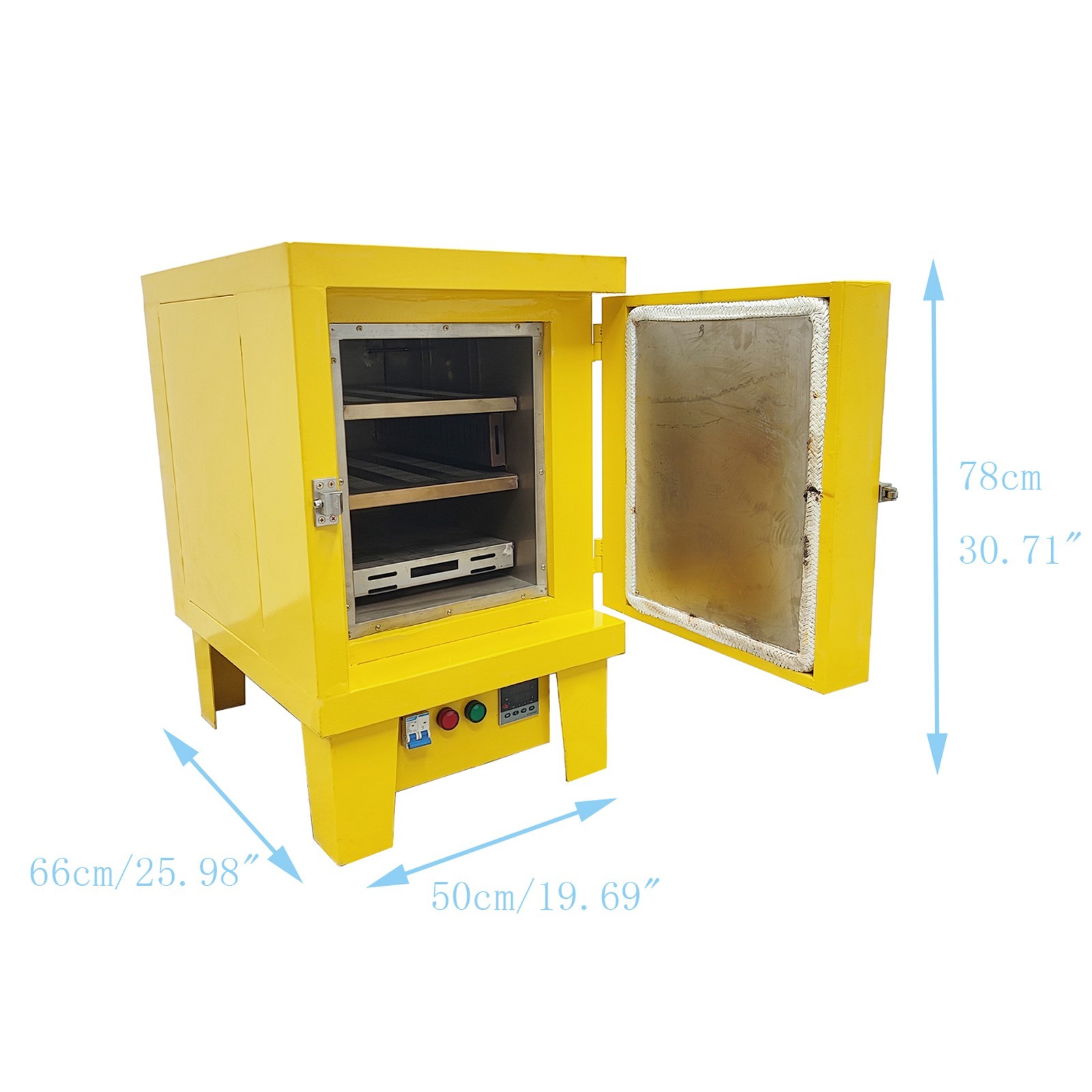220V Bench Welding Rod Oven 0℃-500℃ Welding Electrode Drying Oven 500KG Capacity