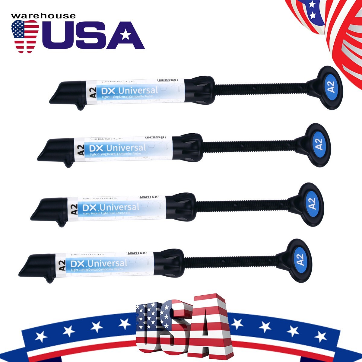 Dentex Dental Composite Resin B1 Universal Light Cure Resin Shade 4g/Syringe