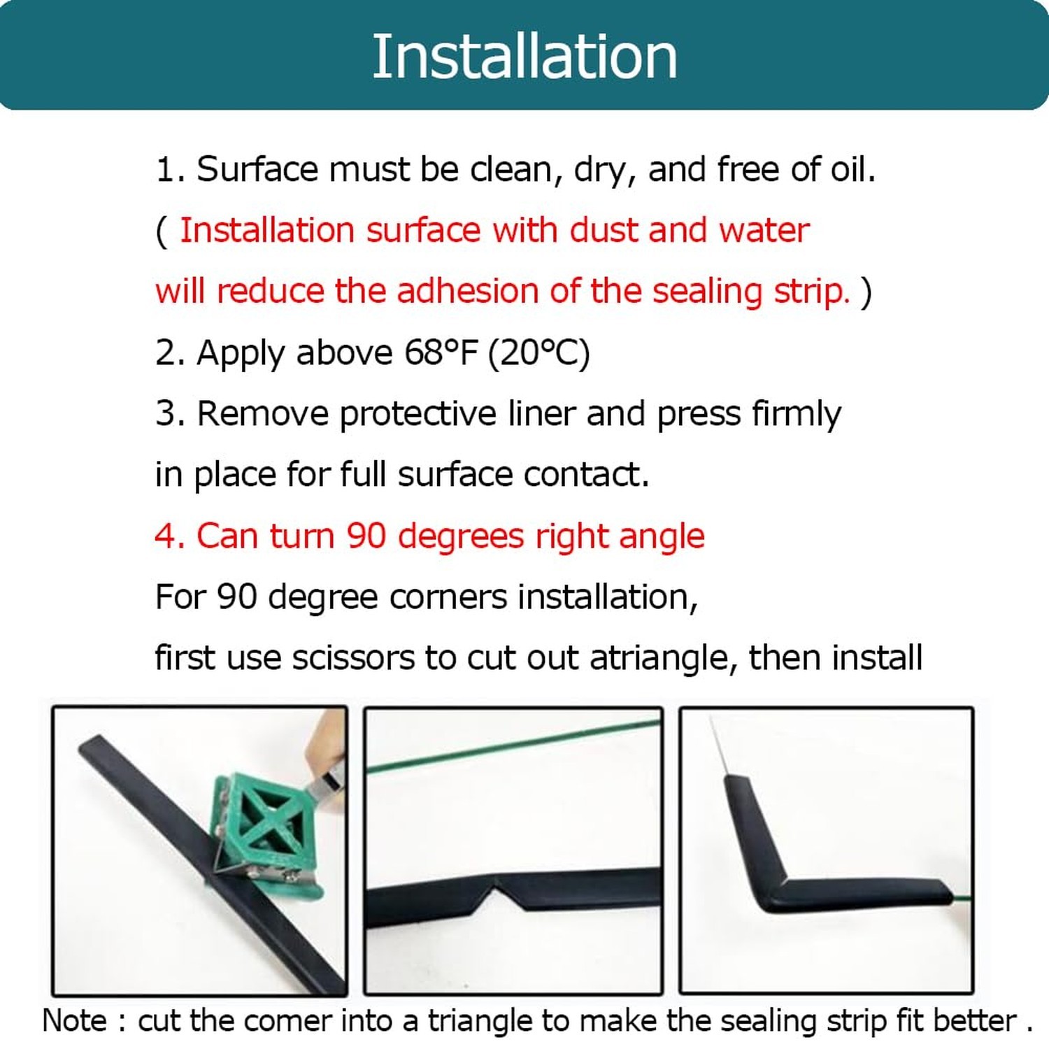 Rubber Edge Trim Black, U Channel Rubber Seal Strip with Self-Adhesive Tape, …
