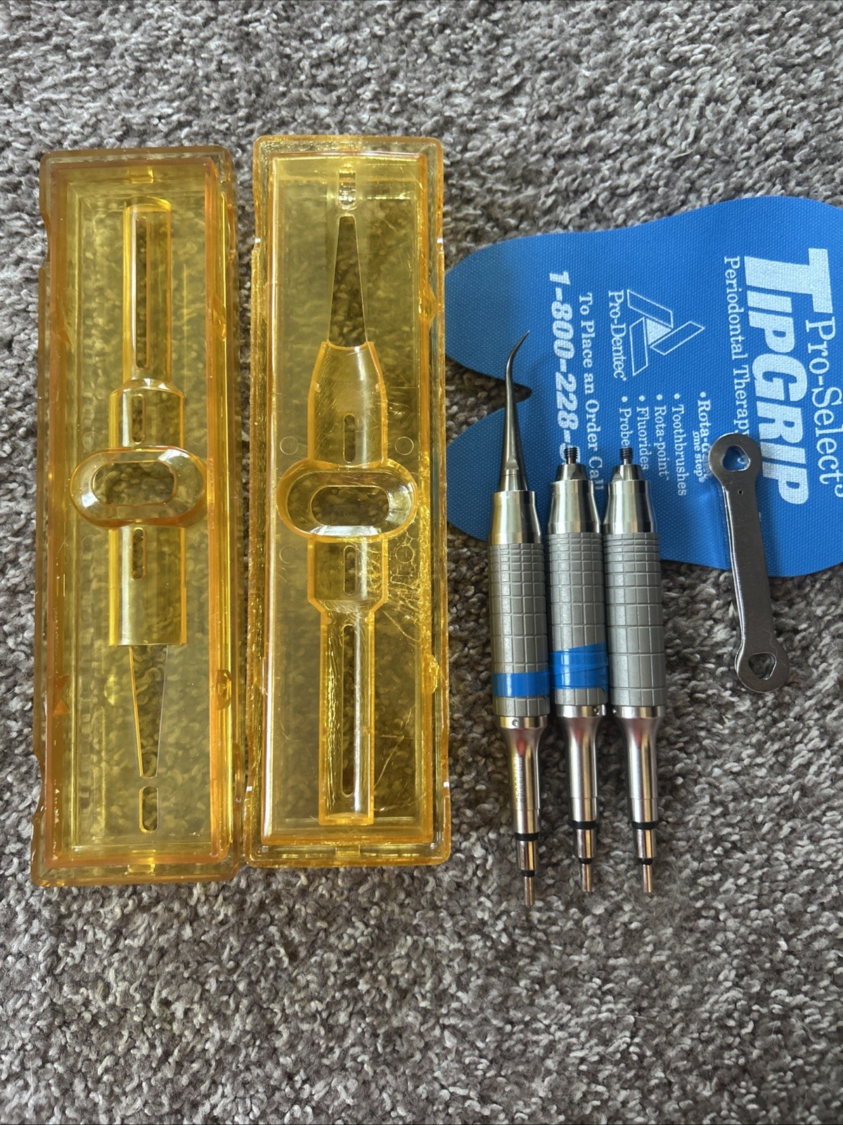 Pro-Select Platinum Piezo Ultrasonic Scaler Handpiece by DenMat Lot Of 3