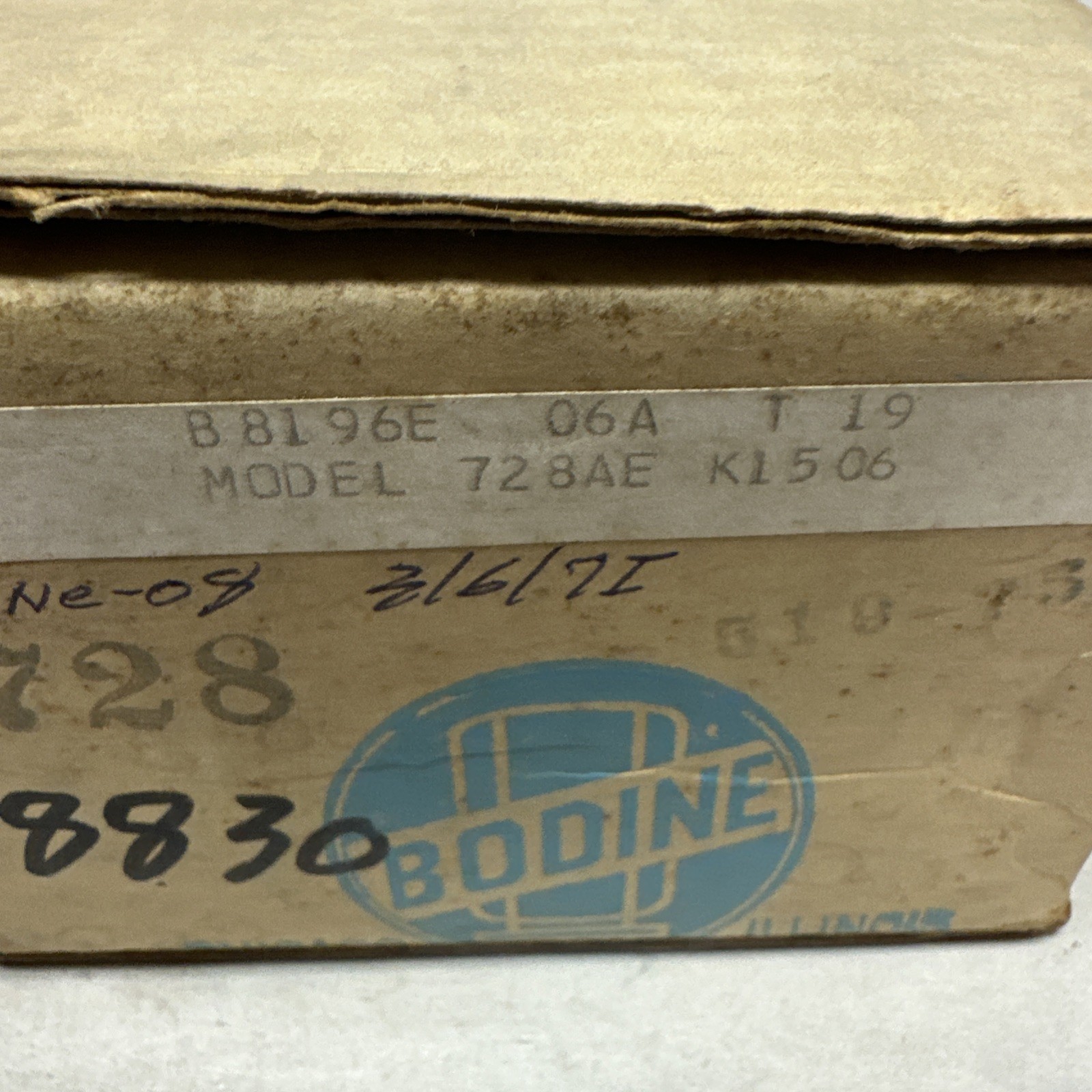 Bodine,KCI-24A2,Single Phase 115V 11W 260RPM Motor