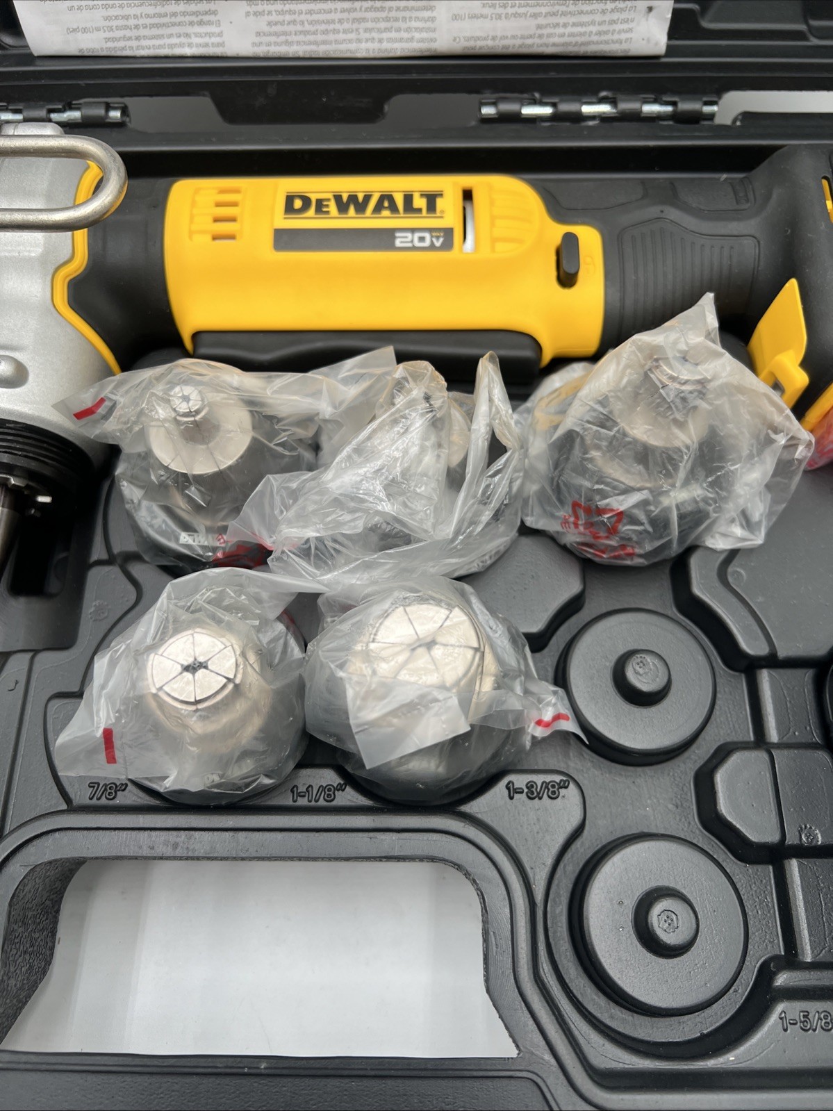 DEWALT DCE450D1 20V MAX Copper Swage Tool Kit – Battery/Charger Included