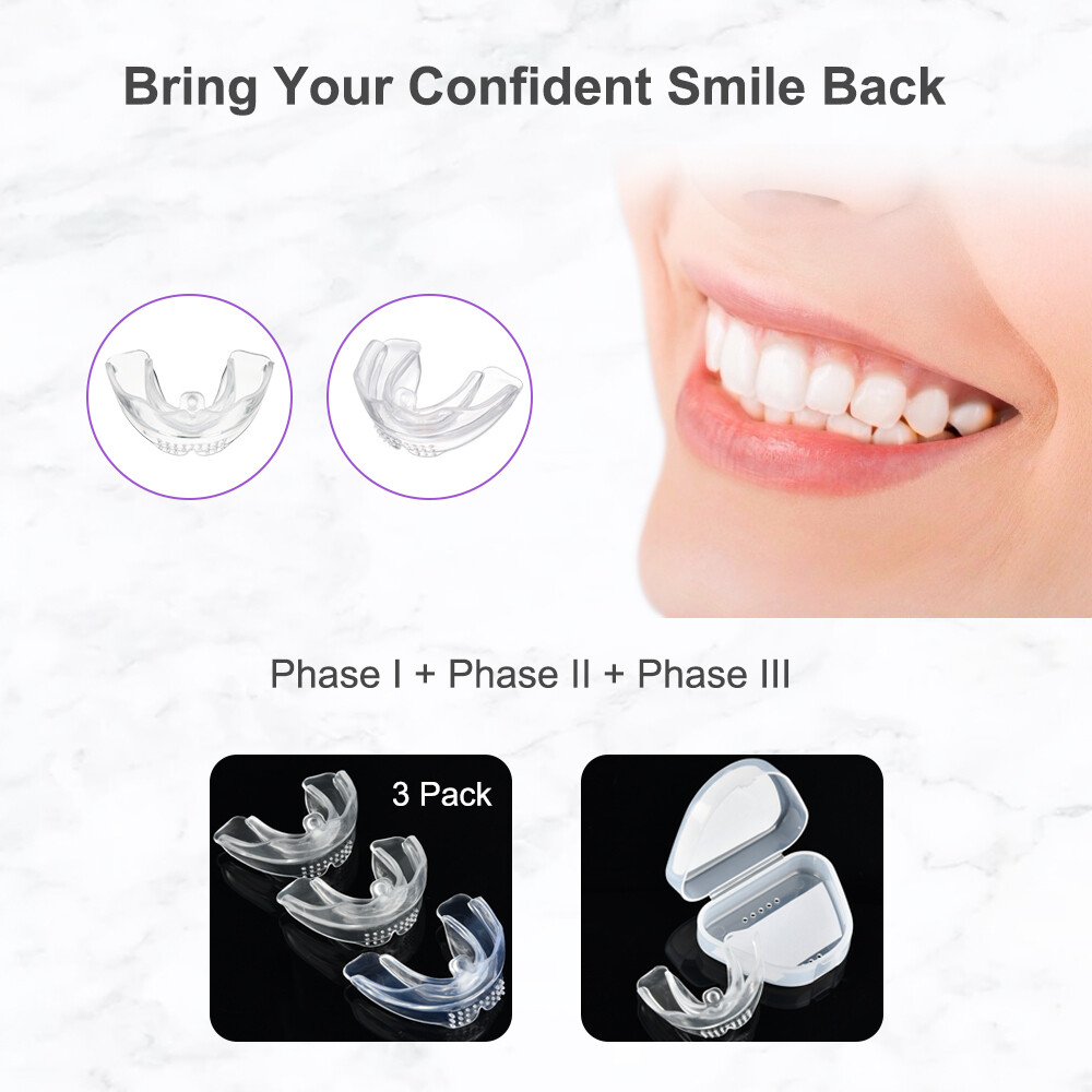 3-Stage Adult Teeth Aligners Orthodontic Braces Trainer for Dental Alignment Hot