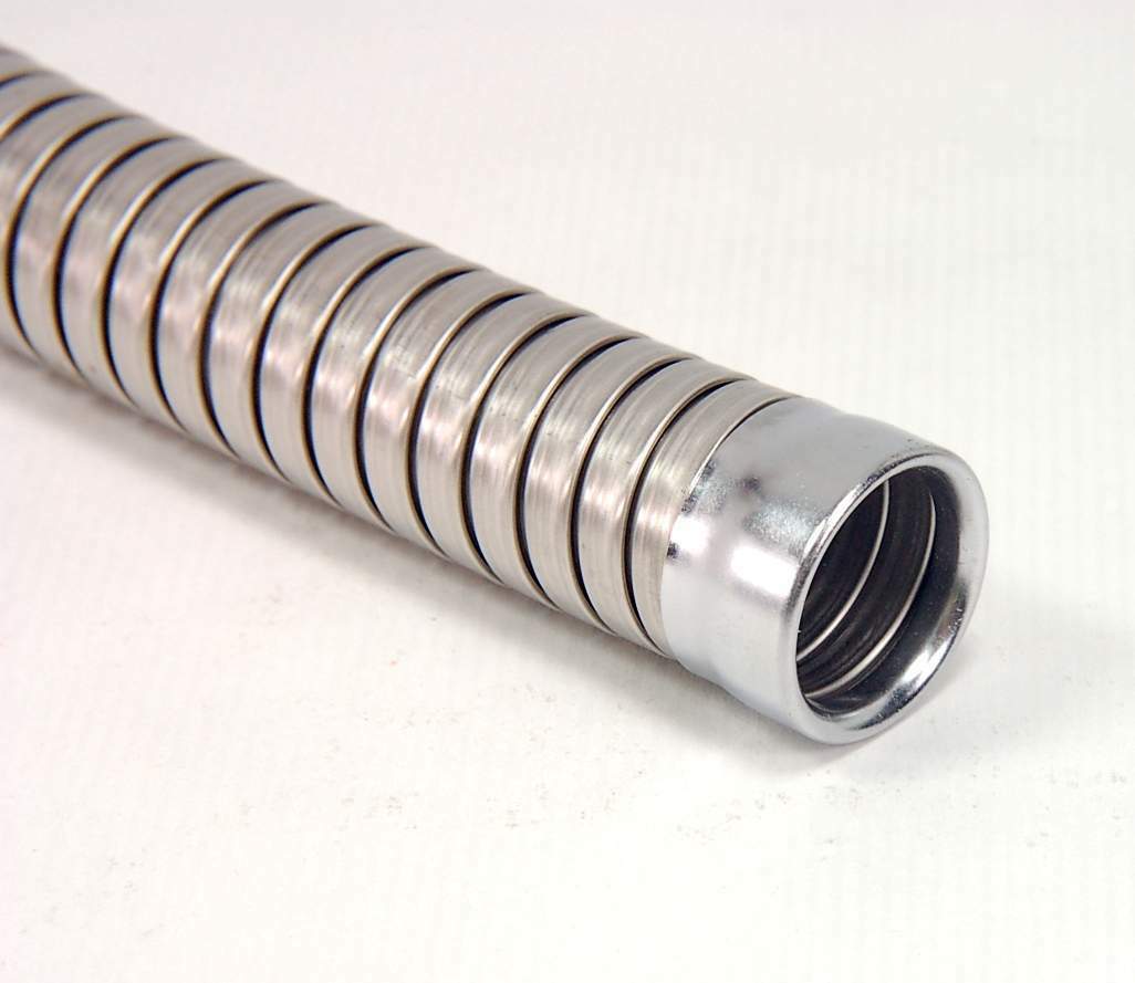 Lot of 2 -Anaconda Flexcon – Stainless Steel Flexible Conduit, Spiral Interlock