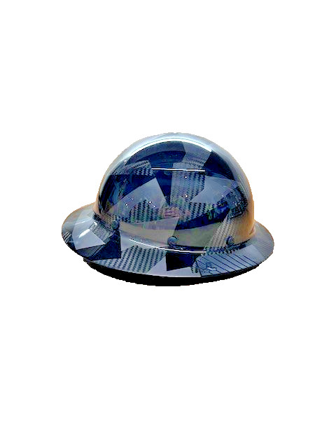 LIFT Safety HARD HAT, NEW! HDC-20CK BLACK CAMO Full Brim w/ Ratchet Suspension
