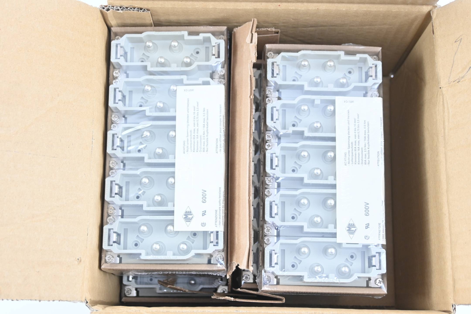 Ilme 30 piece pin insert screw connection 80A 600V (CXM 4/0)