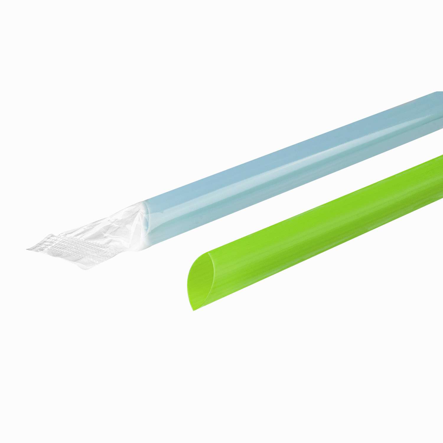 Karat 9-Inch Boba Straws (10mm) Poly Wrapped, Mixed Colors – 1,600 pcs, C9060s