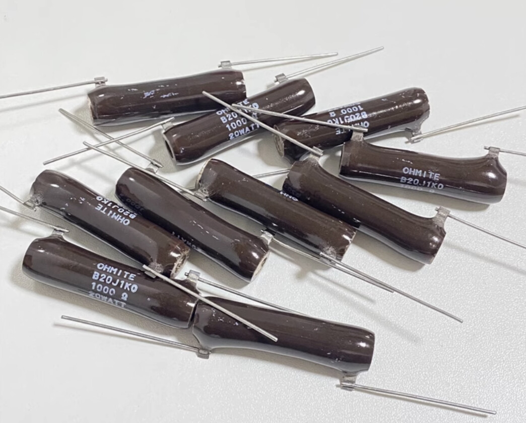 1X B20J1K0E through-hole wound ceramic resistor 5% 20W 1000 Ω