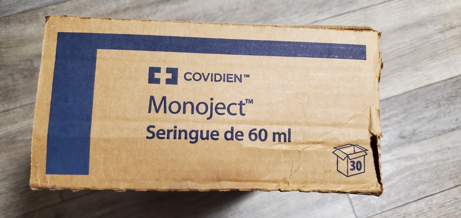 Box of 30 Coviden Monoject 60mL Syringe Epoxy Resin Measuring Lab Art Craft LOT