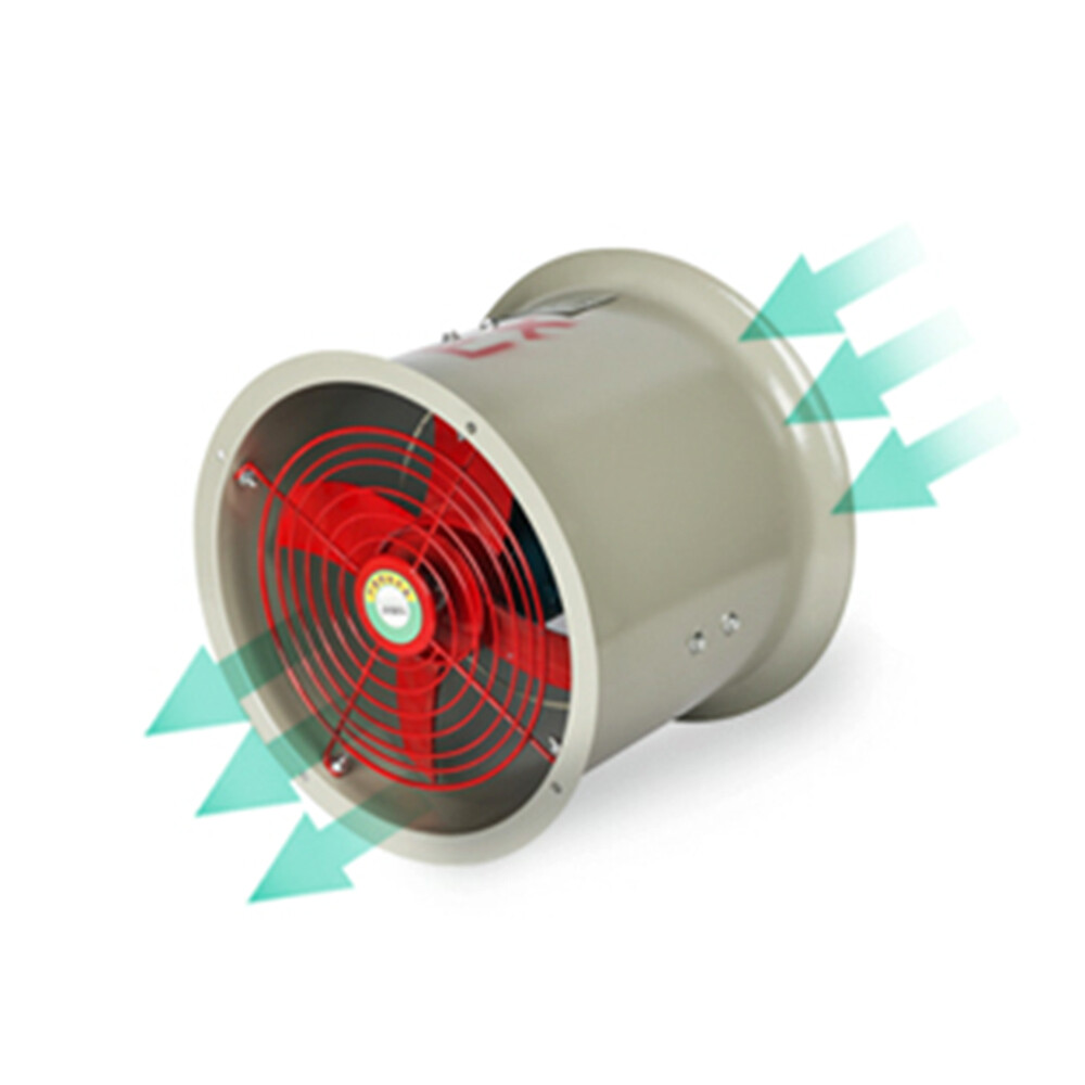 110V 12″ Explosion-proof Axial Fan Pipe Spray Booth Paint Fumes Exhaust Fan