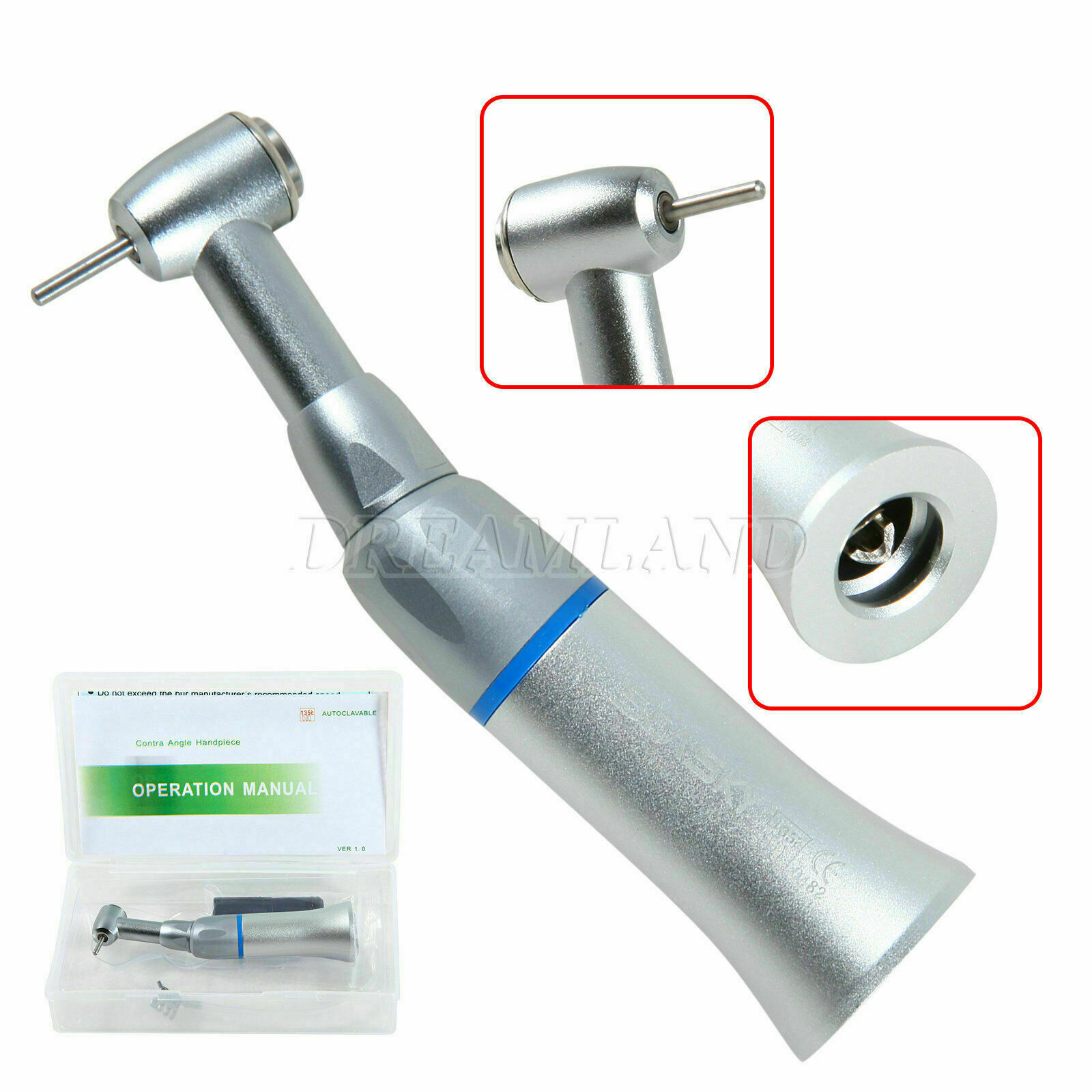 FG1.6mm Dental Low Speed Contra Angle Handpiece NSK Style Friction Grip