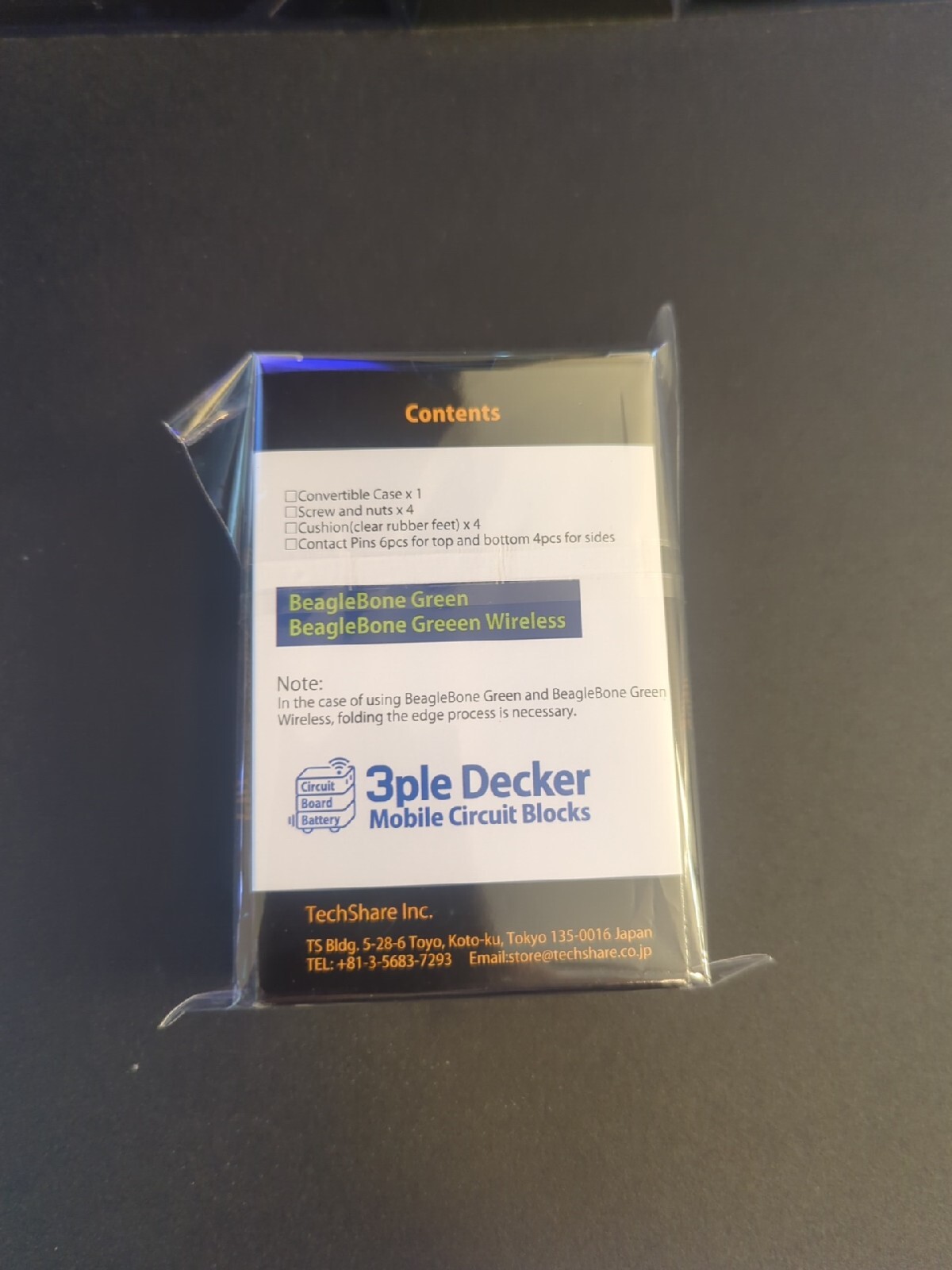 Physical Computing Lab Convertible Case Set for BeagleBone New SEALED Black