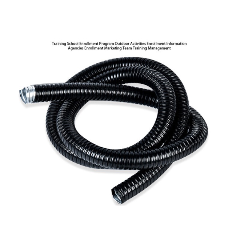 Stainless Steel Metal Condui Black Flexible Conduit Tube PVC Coated Liquid-Tight