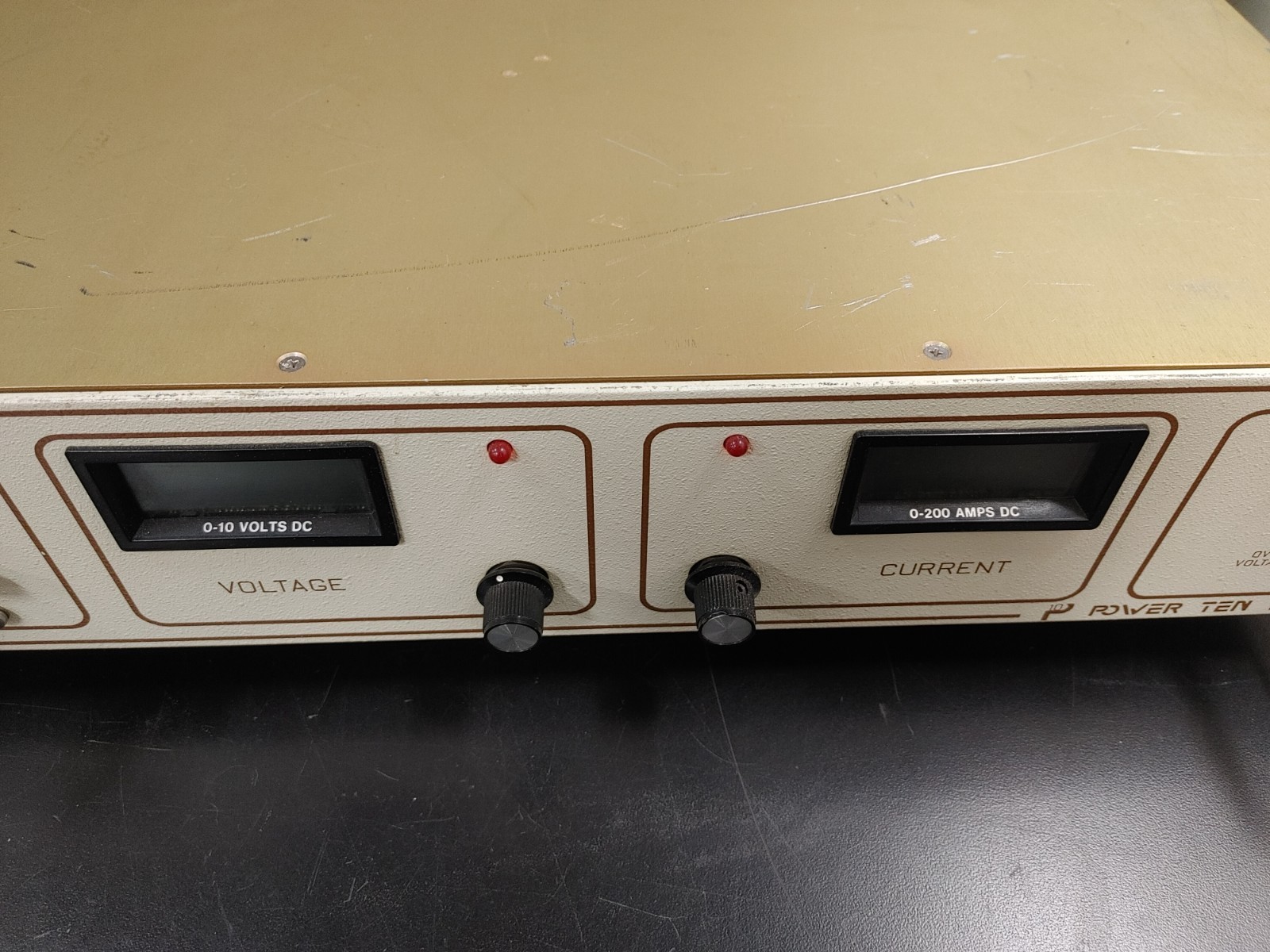 POWER TEN 3400D-10200 0-10 Volts DC 0-200 Amps DC Power Supply