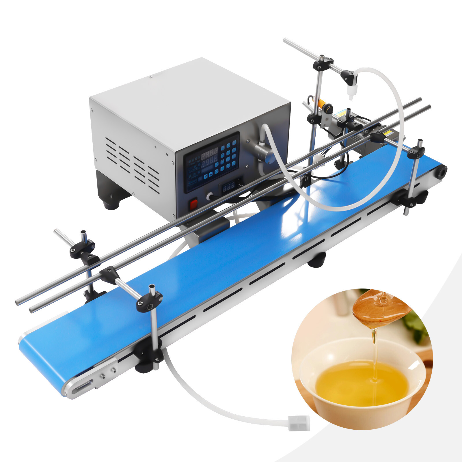 Liquid Filling Machine Automatic Continuous Filling Machine Bottle Filler 3000ml