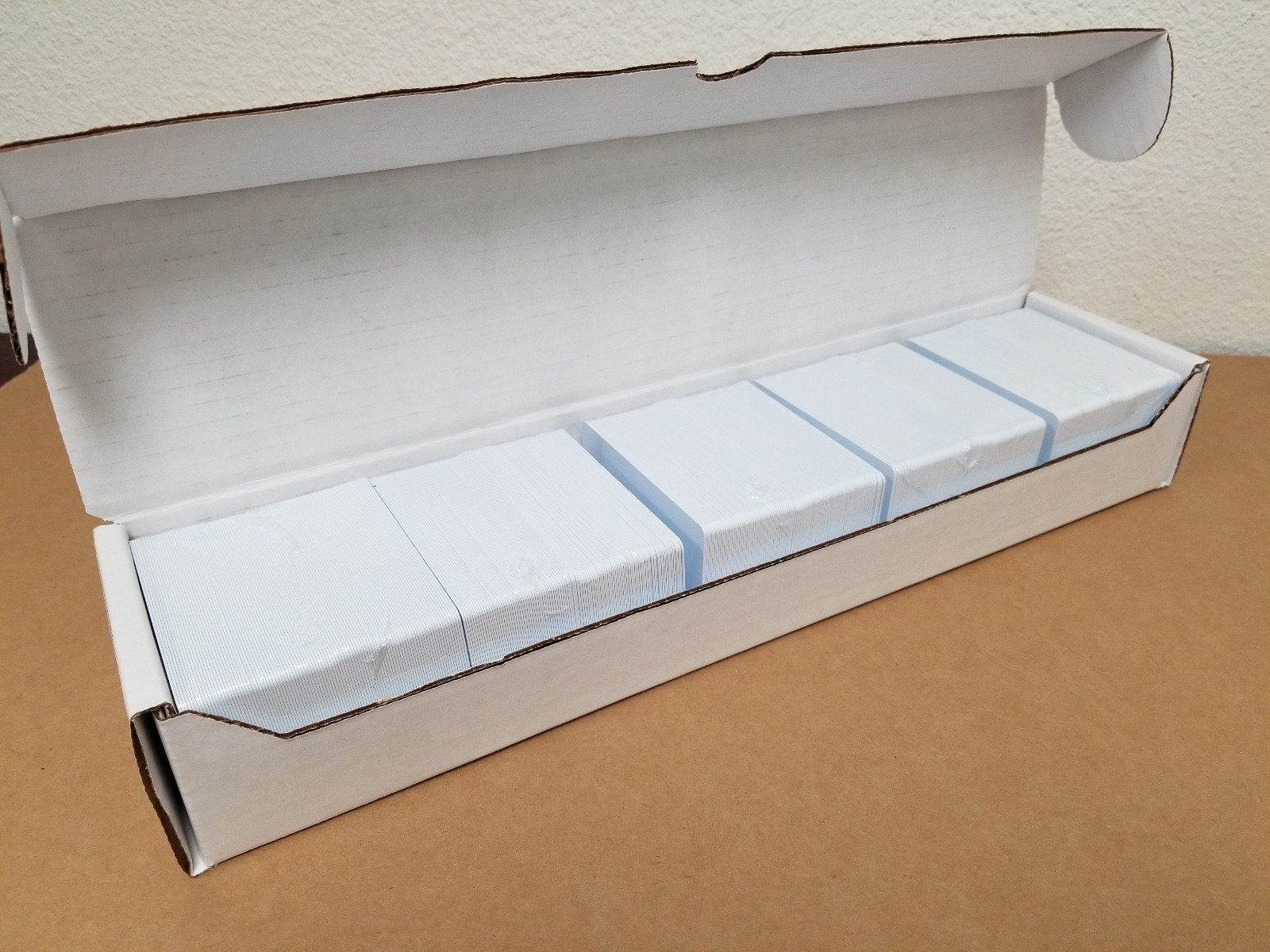500 Blank White PVC Cards, CR80.30 Mil, High Quality for Color and UV Printing