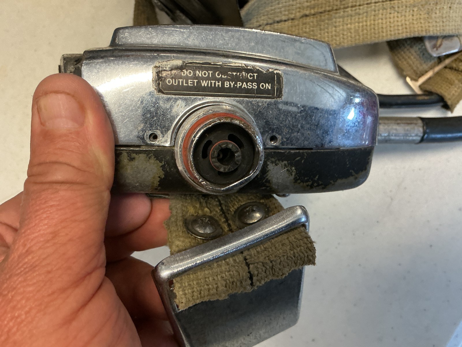 Vintage Scott Air-PAK Bottle Holder Harness & ATO Regulator
