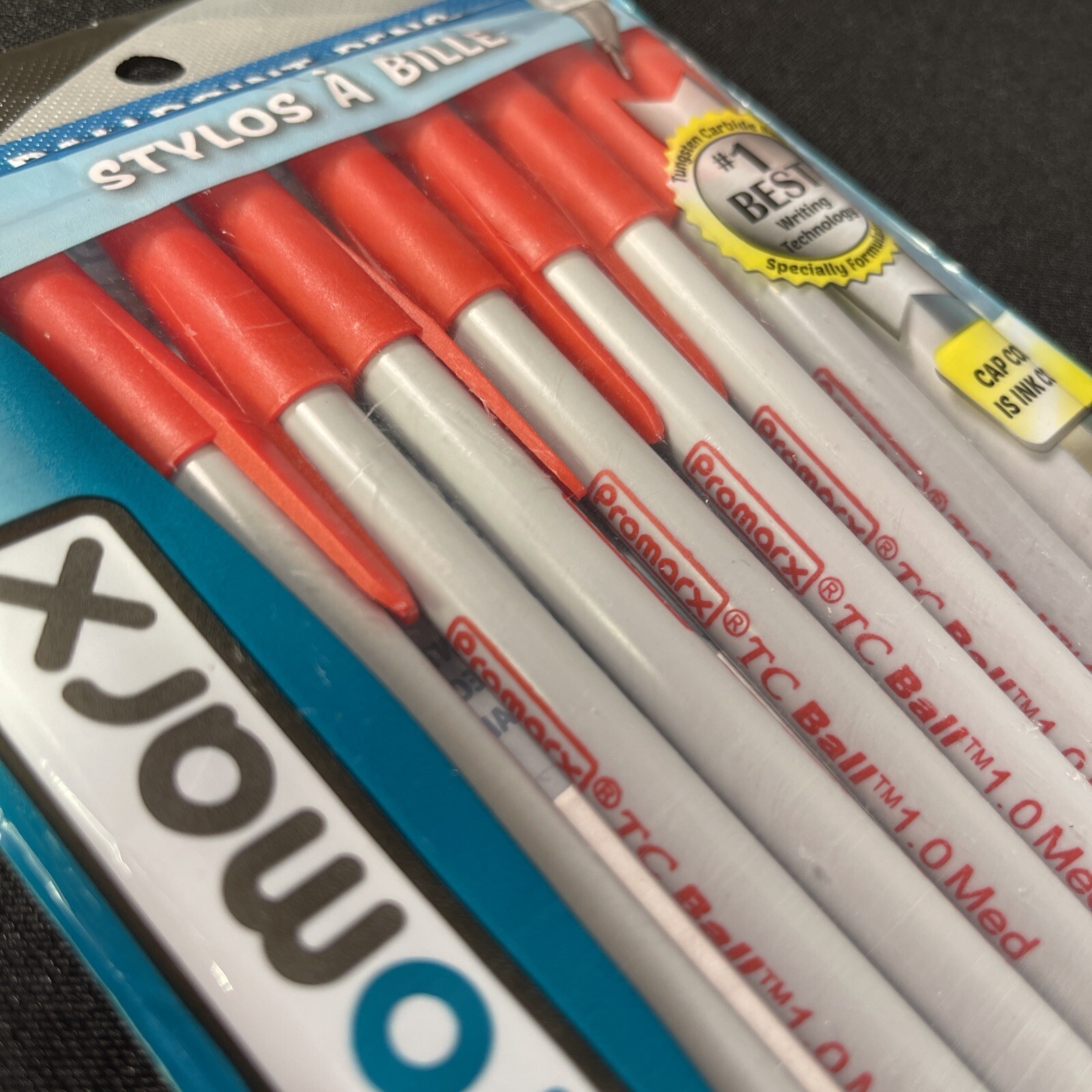 X50 TC Ball Pens (RED) ProMax 1.0 Medium Ball Point Tungsten Carbide Fine.