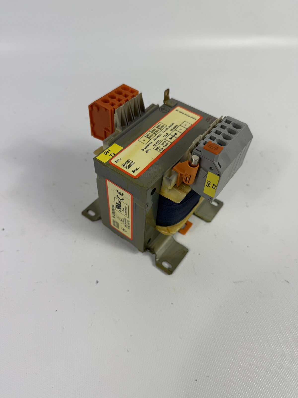 NEW BLOCK B 0009034 TRANSFORMER, 200/450VA, 50-60Hz