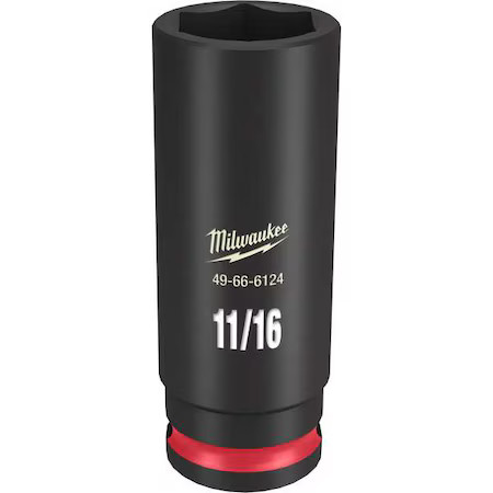 Milwaukee Tool 49-66-6124 11/16 In. Shockwave Impact Duty 3/8 In. Drive Deep