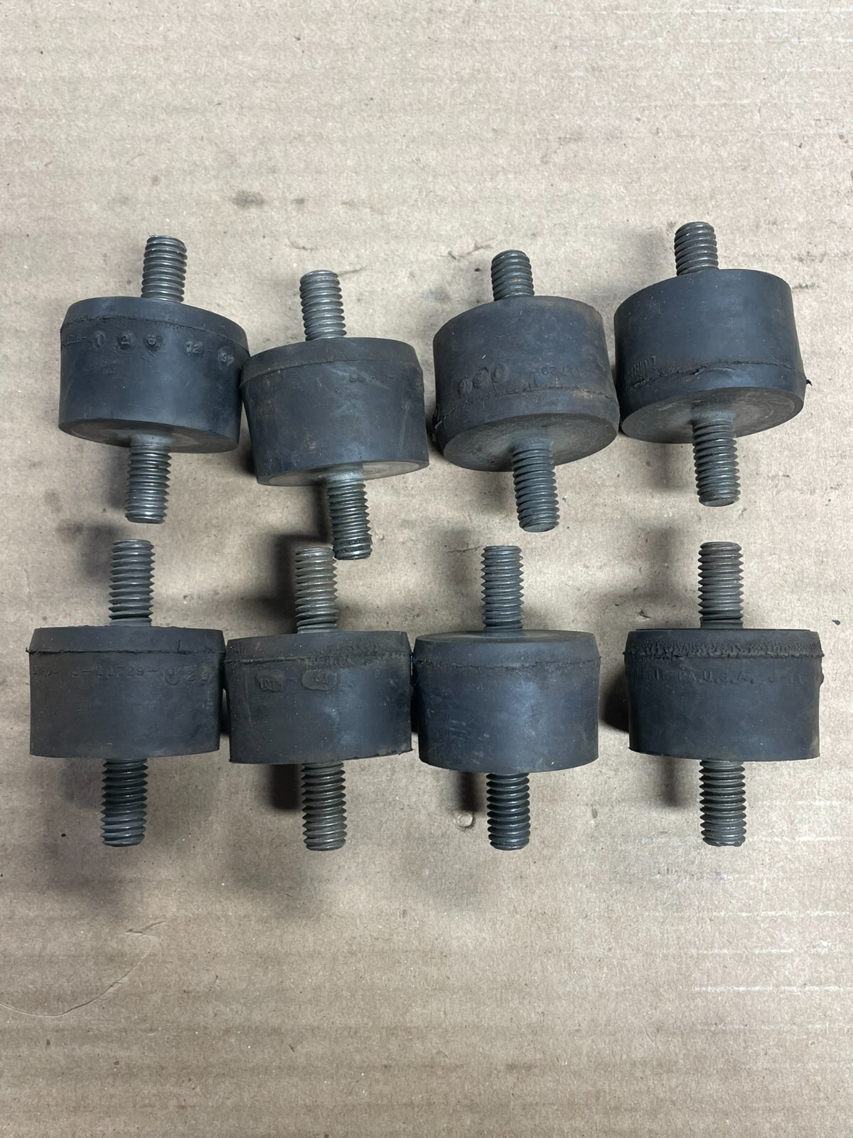(Lot of 8) Lord vibration Isolator (1-3/8″ Dia x 1″Thk) Thread size-3/8-16