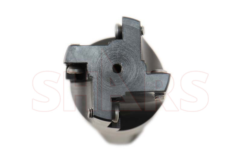 SHARS 1-1/2″ 90° INDEXABLE FACE END MILL R8 ARBOR 4FL APKT CERT Save $158 P[
