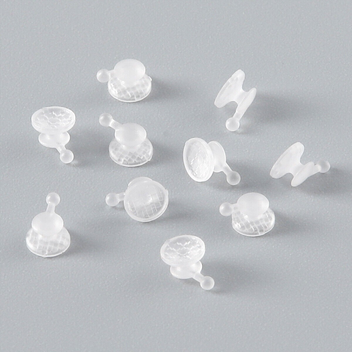 Dental Orthodontic Ceramic Lingual Buttons Round Rectangular/Round with hook