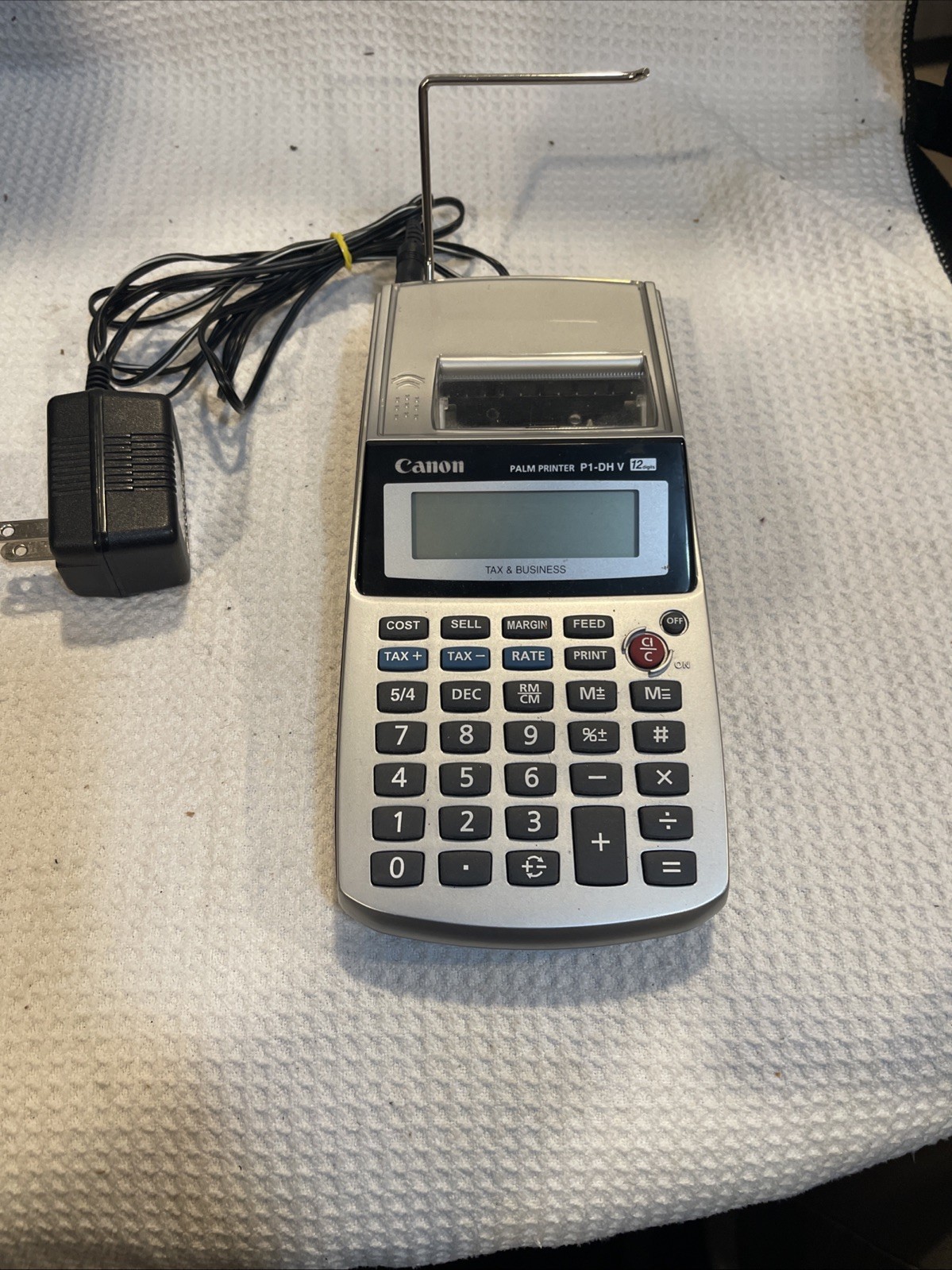 Canon P1-Dh V 12 Digits Tax And Business Palm Printer P2508, Used, Working