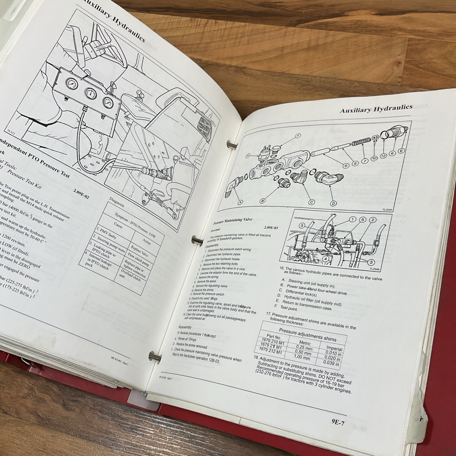 ORIGINAL Massey Ferguson MF 431 461 Tractor Service Manual Repair Shop Workshop